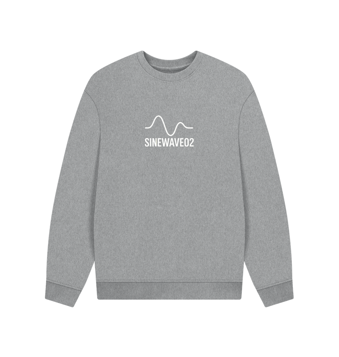 Athletic Grey Printed Sweater Front