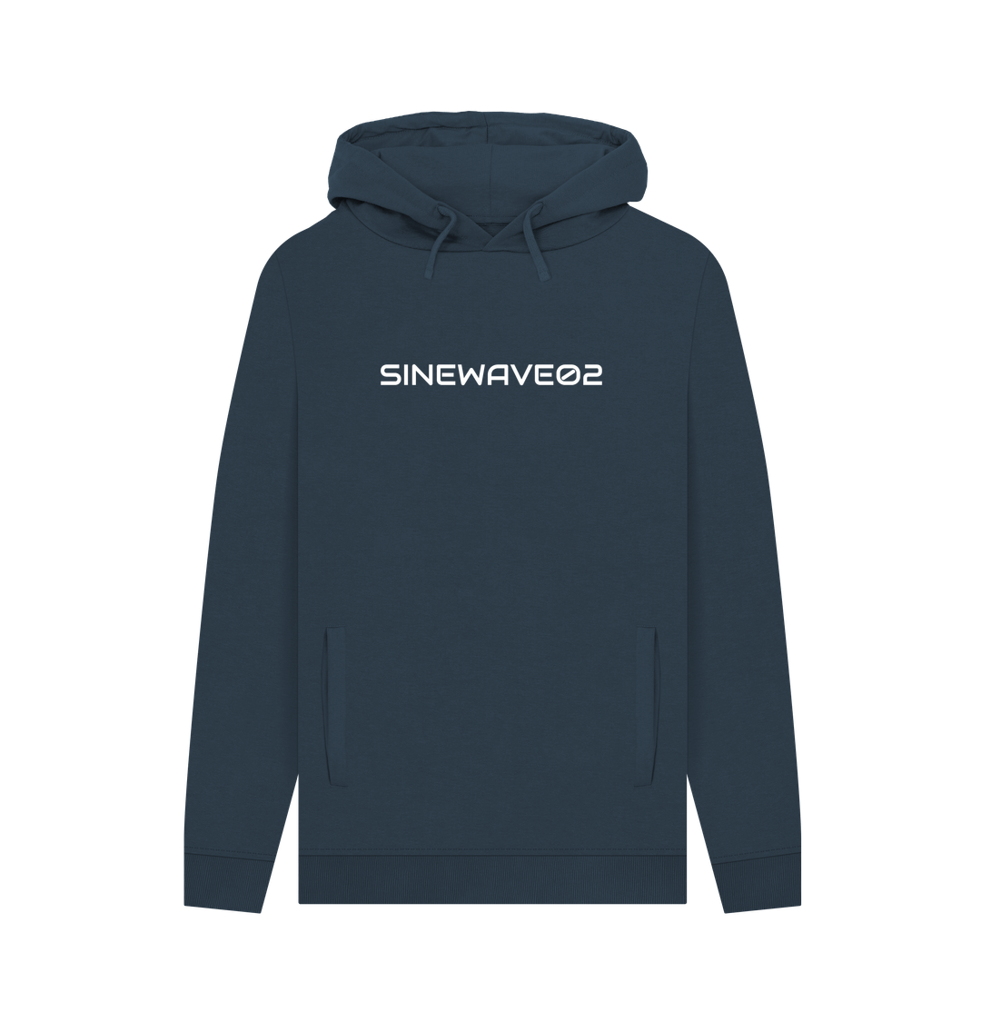 Navy SINEWAVE02 Cotton Hoodie