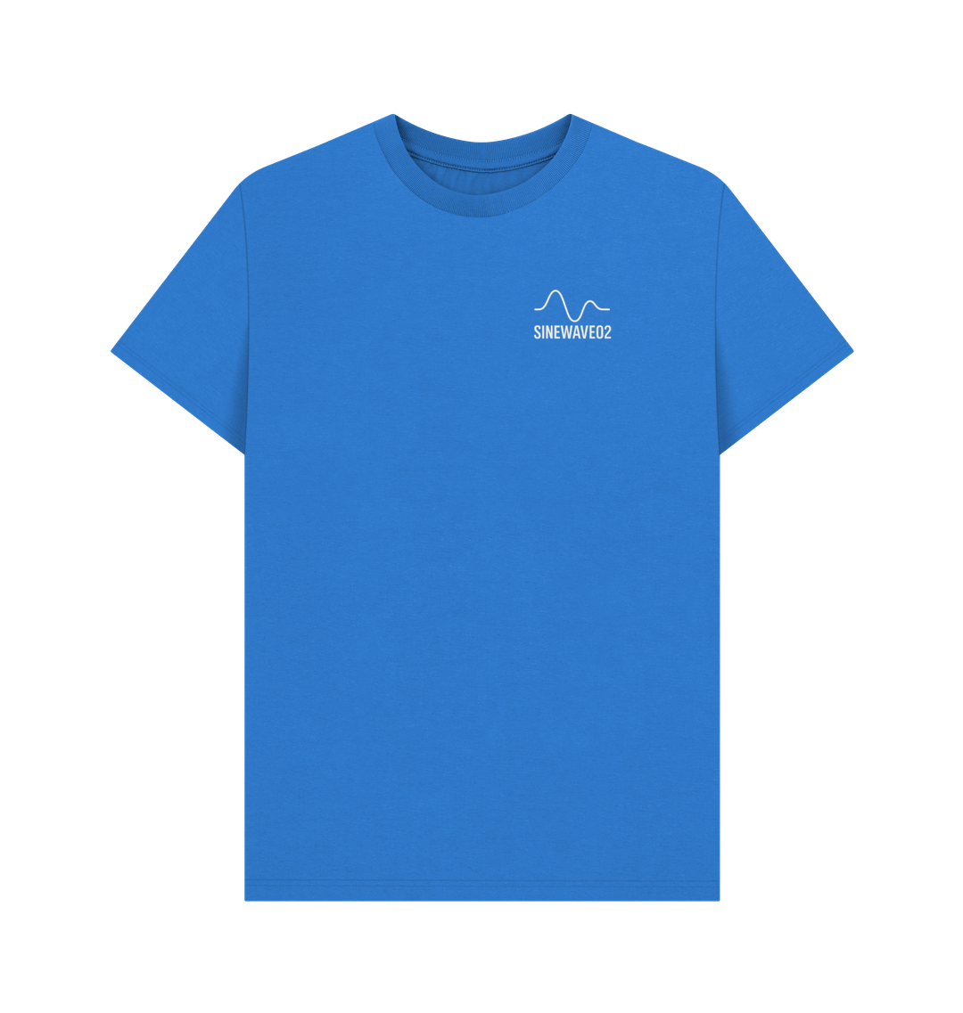 Bright Blue Printed T-shirt Front