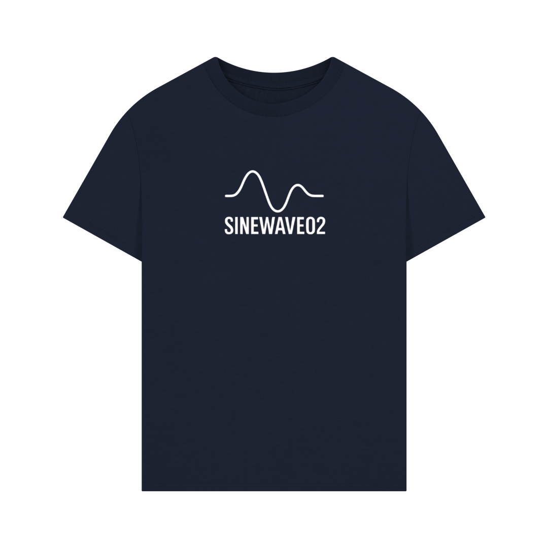 Navy Printed T-shirt Front