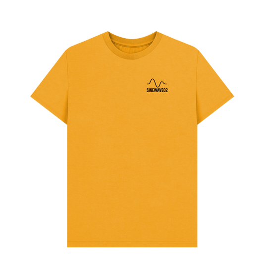 Mustard Printed T-shirt Front