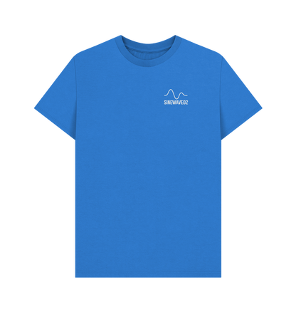 Bright Blue Printed T-shirt Front