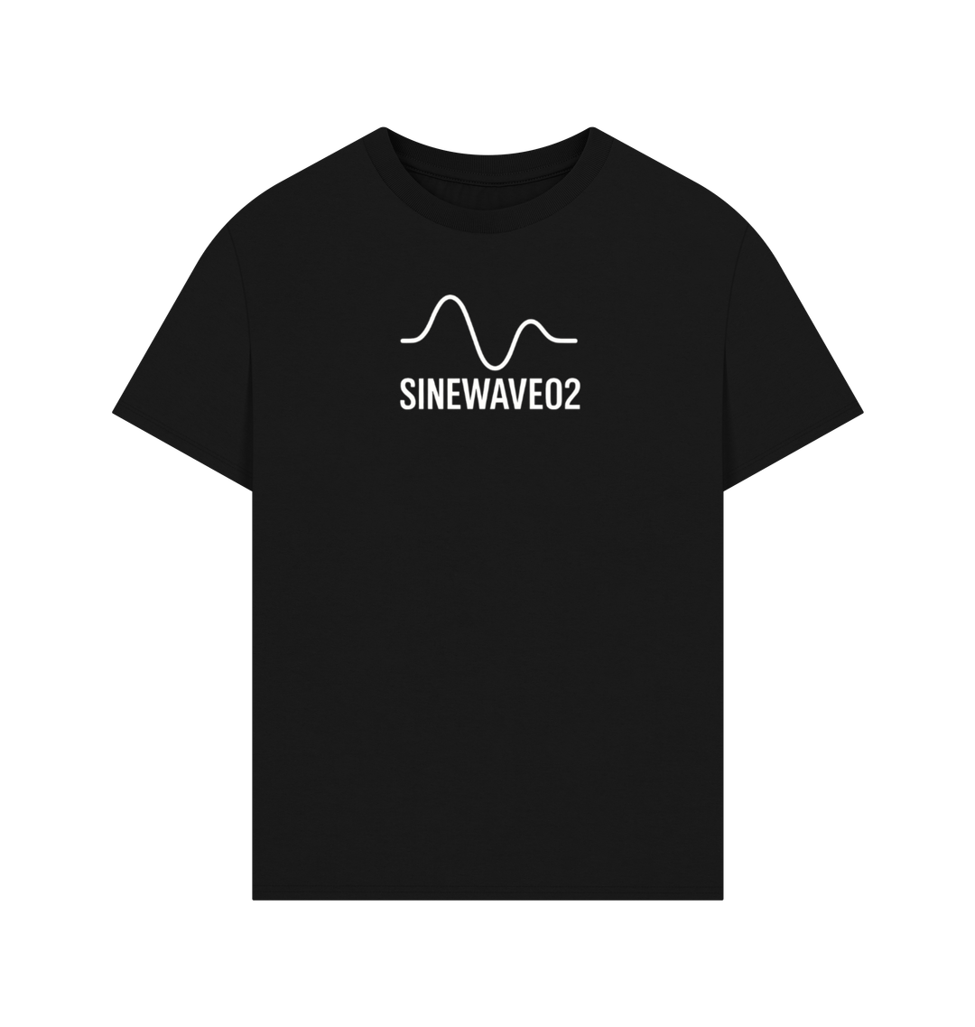 Black Printed T-shirt Front