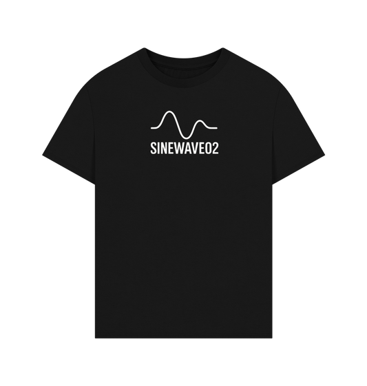 Black Printed T-shirt Front
